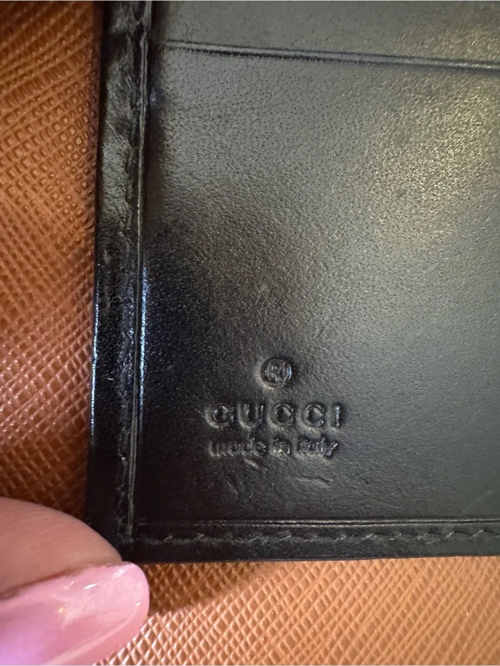 Gucci Vintage Hasler Horsebit Wallet Black GG Monogram Canvas